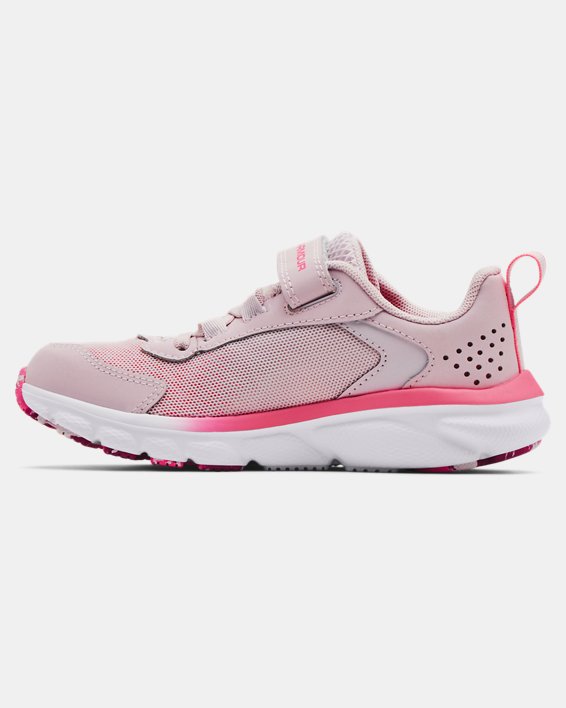 Girls' Pre-School UA Assert 9 AC Running Shoes in Pink image number 1